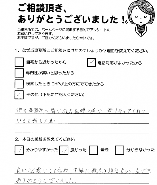 大阪市うつ病相談者の声